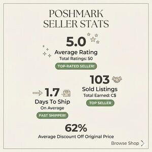 Poshmark Seller Stats